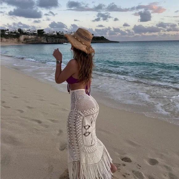 Flook the label crochet maxi skirt size small - Picture 1 of 9